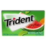 Жевательная резинка Trident Watermelon Twist со вкусом арбуза (без сахара) (14 пластинок)
