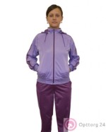 Костюм спортивный подростковый сиреневый с фиолетовыми штанами