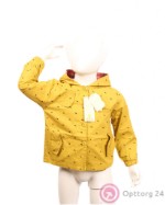 Куртка-парка детская желтого цвета