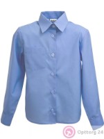 Сорочка для мальчика в полоску сине-сереневых тонов
