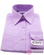 Сорочка мужская фиолетового цвета с длинным рукавом CVC9