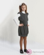 Школьная форма для девочек: комплект с юбкой на молнии