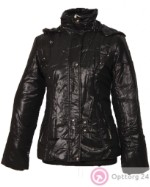 Куртка подростковая черного цвета с кнопками ( УЦЕНКА)