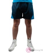 Шорты мужские спортивные темно-синие с голубыми вставками