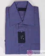 Сорочка мужская фиолетовая в крапинку классика