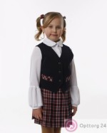 Школьная форма для девочек: блузка классическая