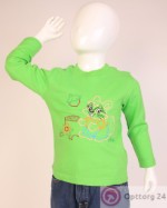 Джемпер детский зеленый с вышивкой “Барсук”