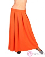 Юбка женская длинная SEMPRE AMORE оранжевого цвета