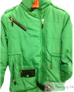 Куртка на мальчика зеленая на синтепоне