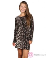 Платье женское молодёжное леопардового цвета