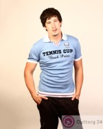 Футболка мужская синяя “Tennis cup”