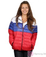 Куртка женская молодёжная цвета российского флага