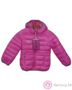 Куртка детская розового цвета с прострочкой