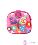 Мини - рюкзак детский розовый с бабочкой
