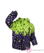 Куртка фиолетово-зеленая
