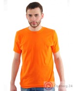 Футболка мужская оранжевая с коротким рукавом