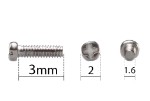 Винты 1,6 / 3мм / 90 шт - 1уп.