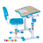 FunDesk Парта для малышей и стул  Piccolino II (Голубой) 00193-2