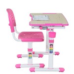 FunDesk Парта для малышей и стул  Piccolino II (Розовый) 00193-3
