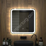 Зеркало для ванной комнаты Магна с LED подсветкой 70х70см