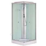 Azario Loranto CS-6491F(CS-8072), 90*90*215 душевая кабина, поддон 13см, матовое стекло CS-6491F(CS-8072), 90*90*215