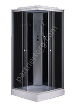 Azario Loranto CS-6491G 90*90*215 душевая кабина, поддон 13см, тонированное стекло CS-6491G 90*90*215