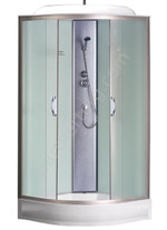 Azario Loranto CS-6611 F, 100*100*215 душевая кабина, поддон 13см, матовое стекло CS-6611 F, 100*100*215