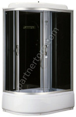 Loranto CS-66120R G 120*80*215 душевая кабина, поддон 40см, прозрачное стекло
