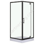 Loranto CS-604A 90, 90*90*200 душевое ограждение, поддон 13см, стекло прозрачное