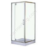 Loranto CS-604C 90, 90*90*200 душевое ограждение, поддон 13см, стекло прозрачное