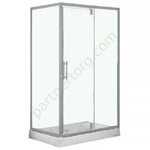 Loranto CS-6128C 120, 120*80*200 душевое ограждение, поддон 13см, прозрачное стекло
