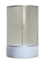 Azario Loranto CS-8020S 90*90*195 душевое ограждение, поддон 40см, матовое стекло CS-8020S 90*90*195