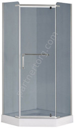 Loranto CS-816S B 90 (GRAY) 90*90*200 душевое ограждение, поддон 13см, тонированное стекло