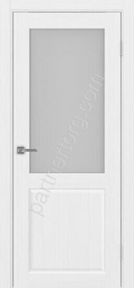 Дверь межкомнтаная экошпон Optima Porte Сицилия 702.21 межкомнатная дверь ясень белый лед со стеклом мателюкс 702.21 стекло Мателюкс