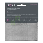 Салфетка из микрофибры 30х30 см LECAR для стекол
