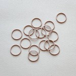 14 мм кольцо металл нейлон  лотос (019)
