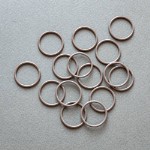 18 мм кольцо металл нейлон  перец (738)