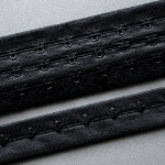 Застежки, крючки и петли на ленте 3 ряда шаг 26 мм черный (170)