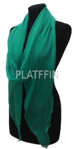 13050 палантин - шарф легкий зеленый