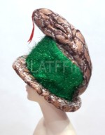 2012 Шляпа зеленая новогодняя змея