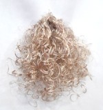 В2 Резинка из вьющихся блондированных волос (искусственные)