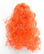 В2 Резинка из вьющихся рыжих волос (искусственные)