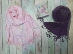 П8-75 Набор подарочный женский “Фиолетово-розовый”