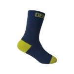 Водонепроницаемые носки детские DexShell Ultra Thin Children Socks L (20-22 см), черный/желтый, DS543NLL