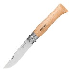 Нож Opinel 9,  нержавеющая сталь, рукоять из дерева бука
