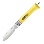 Нож Opinel 09 DIY, нержавеющая сталь, сменные биты, желтый