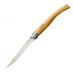 Нож филейный Opinel 12, нержавеющая сталь, рукоять оливковое дерево, 001145