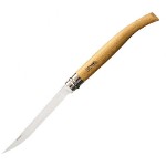 Нож филейный Opinel 15, нержавеющая сталь, рукоять из дерева бука