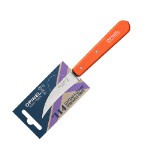 Нож для чистки овощей Opinel 114, деревянная рукоять, нержавеющая сталь, оранжевый, блистер, 001926