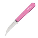 Нож столовый Opinel 114, деревянная рукоять, блистер, нержавеющая сталь, розовый 002037